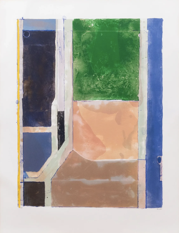 Richard Diebenkorn, ‘Twelve,’ estimated at $50,000-$70,000. Image courtesy of STAIR and LiveAuctioneers