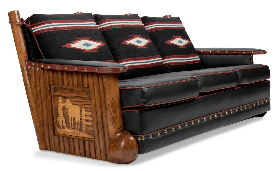 New West Furniture Co. Molesworth-style sofa, estimated at $3,000-$5,000