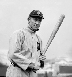 Public domain image of Ty Cobb