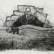 William Kentridge, ‘Soho in Bed with Rhinoceros,’ £630,330. Image courtesy of Bonhams