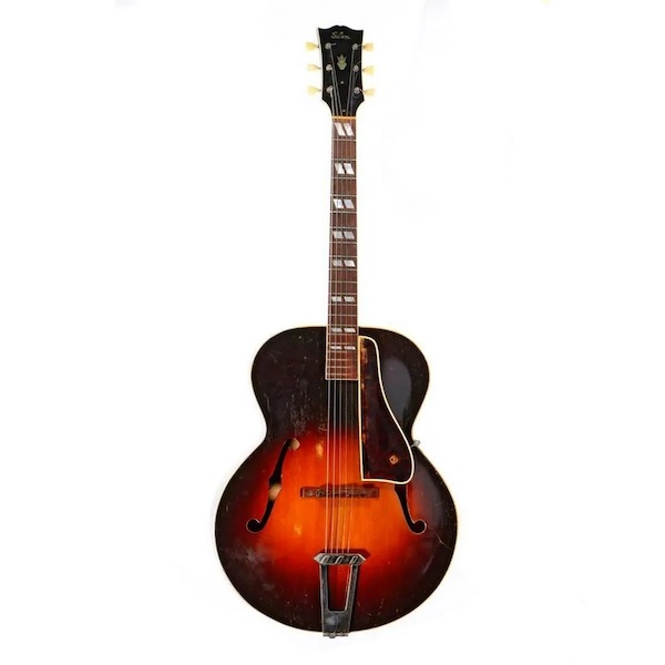 Gibson L-7 arch top sunburst acoustic guitar, estimated at $4,000-$6,000