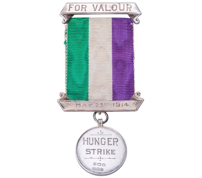 British hunger strike silver medal, $18,000