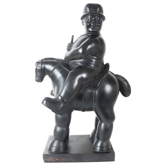 Fernando Botero, ‘Man On Horse,’ estimated at $600-$900