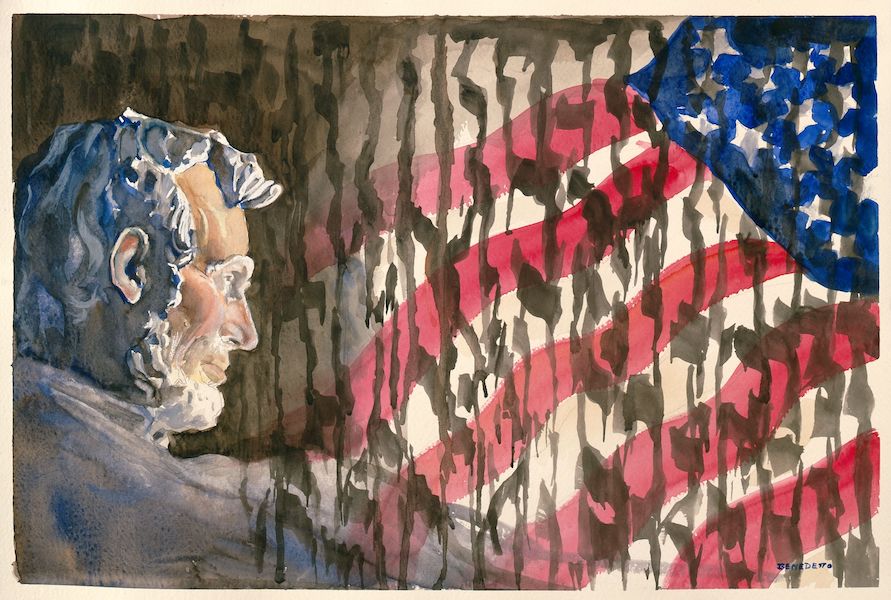 Anthony Benedetto, ‘Why Lincoln Matters.’ Private collection. ©2001 Benedetto Arts / Anthony Benedetto