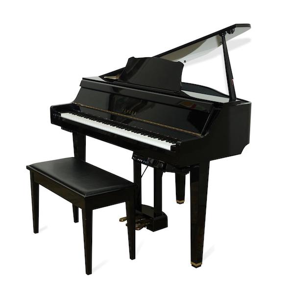 Elton John-autographed Yamaha ebony player piano with Disklavier DKC-850, estimated at $8,000-$12,000