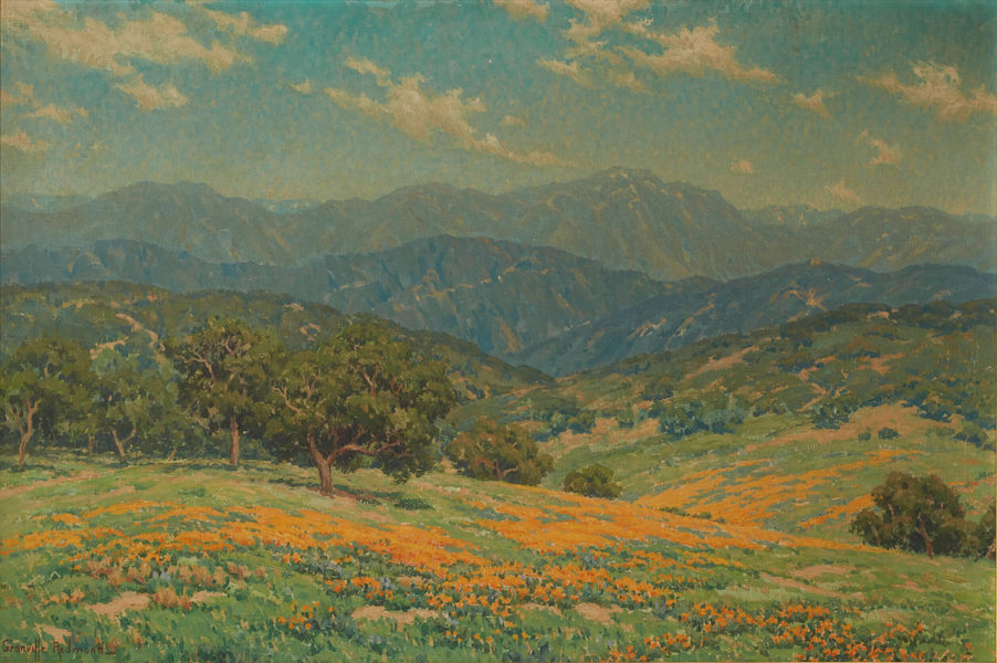 Granville Redmond, ‘Rolling Hills with California Poppies,’ estimated at $100,000-$150,000