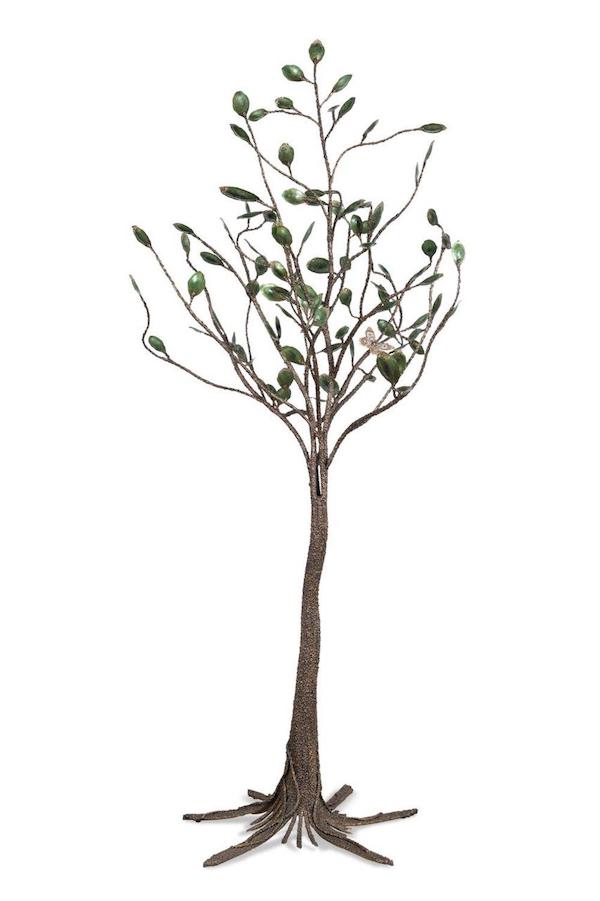 Theobald Grand tree from Jay Strongwater’s Flora and Fauna collection, estimated at $3,000-$5,000 