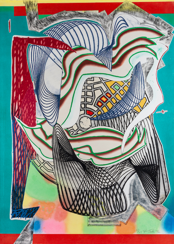 Frank Stella, ‘The Funeral (Dome),’ estimated at $20,000-$40,000