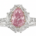 Fancy Vivid pink 1.03-carat pear-shape diamond ring, estimated at $150,000-$200,000. Image courtesy of Heritage Auctions
