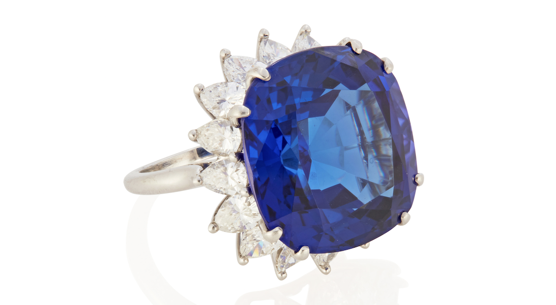 Tanzanite and diamond ring, $11,250