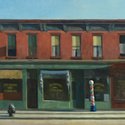 Edward Hopper, ‘Early Sunday Morning,’ 1930. Oil on canvas, 35 3/16 by 60 1/4in. (89.4 by 153cm). Whitney Museum of American Art, New York; purchase with funds from Gertrude Vanderbilt Whitney 31.426. © 2022 Heirs of Josephine N. Hopper / Licensed by Artists Rights Society (ARS), New York
