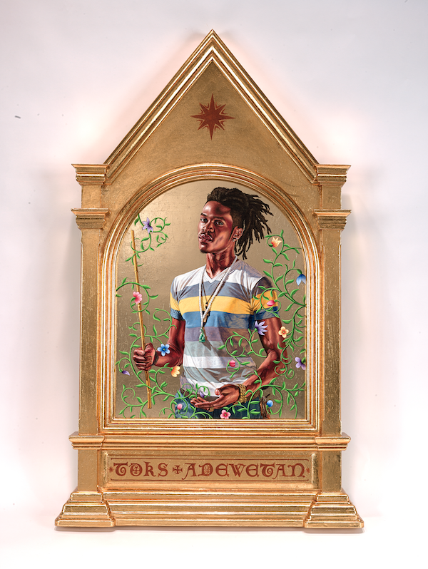 Kehinde Wiley, ‘The Archangel Gabriel,’ 2014. © Kehinde Wiley. Courtesy of Sean Kelly, New York. 