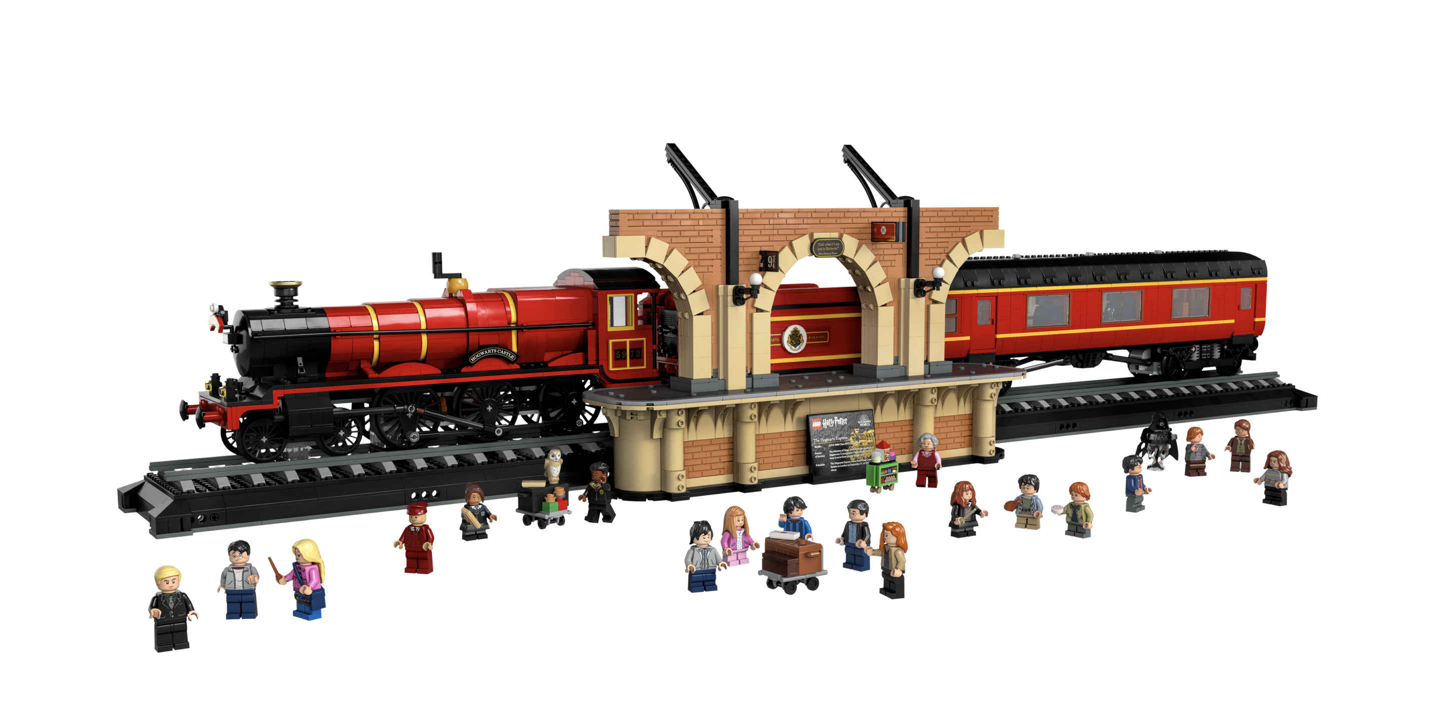 A top-of-the-line product from Lego’s Harry Potter-themed line is the Collector’s Edition Hogwarts Express kit, priced at $499.99. Image courtesy of Lego