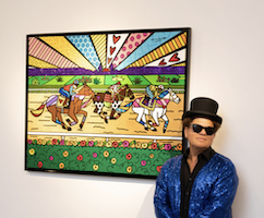 Romero Britto painting chosen as official 2023 art of Kentucky Derby