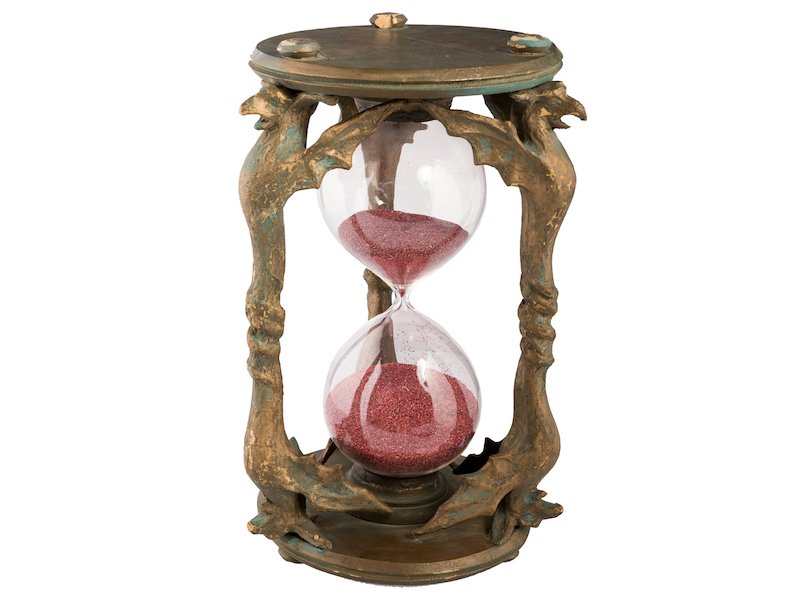 Wicked Witch of the West hourglass from ‘The Wizard of Oz,’ estimated at $640,000-$960,000. Image courtesy of Heritage Auctions