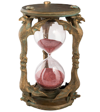 Wicked Witch of the West’s hourglass from the 1939 film ‘The Wizard of Oz,’ $495,000. Image courtesy of Heritage Auctions