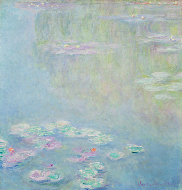 Claude Monet, ‘Waterlilies,’ 1908, oil on canvas, museum purchase, 1910.26