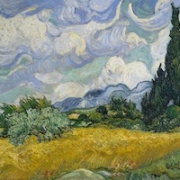 Vincent van Gogh (Dutch, 1853–1890), ‘Wheat Field with Cypresses,’ June 1889. Oil on canvas, 28 7/8 by 36 3/4in. (73.2 by 93.4cm). The Metropolitan Museum of Art, New York, purchase, the Annenberg Foundation gift, 1993 (1993.132)