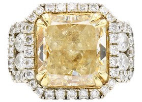 Fontaine&#8217;s welcomes 2023 with Fancy Intense yellow diamond ring, Jan. 28