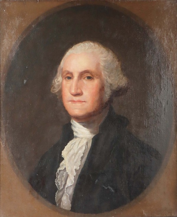 George Washington portrait attributed to Gilbert Stuart, $26,460