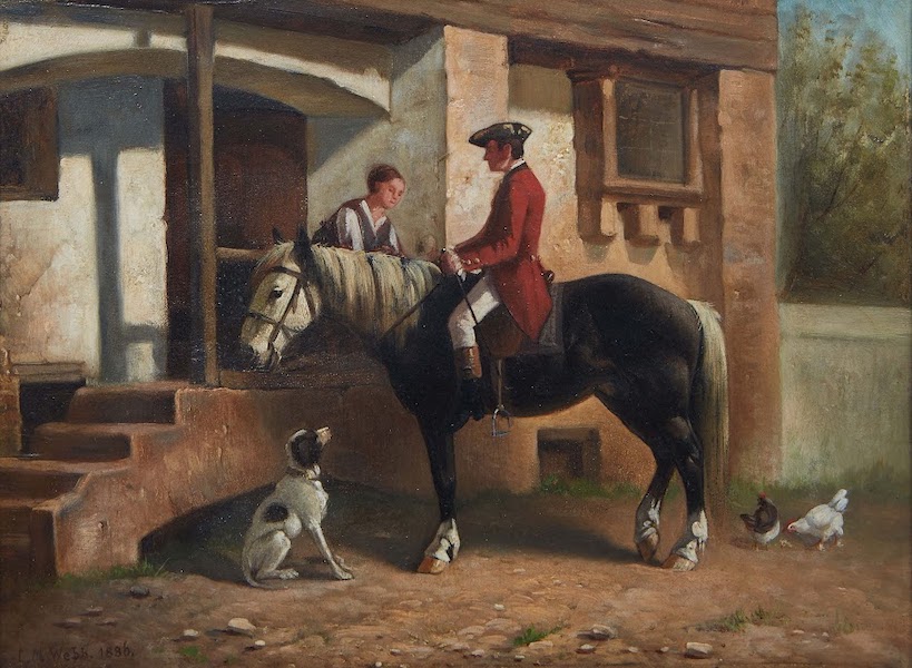 Charles Meer Webb, ‘Englishman on Horseback,’ estimated at $1,500-$2,500