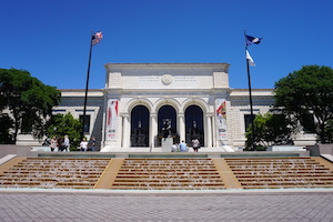 Exterior of the Detroit Institute of Arts, photographed in July 2018. The museum, which is currently displaying Vincent van Gogh’s ‘The Novel Reader’ as part of an exhibition that closes Jan. 22, has asked a court not to pull it into a dispute over the ownership of the work. Image courtesy of Wikimedia Commons, photo credit Michael Barera. Shared under the Creative Commons Attribution-Share Alike 4.0 International license.