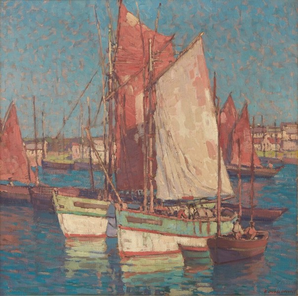 Edgar Alwin Payne, ‘Fishermen's Harbor, Concarneau, France,’ $81,250