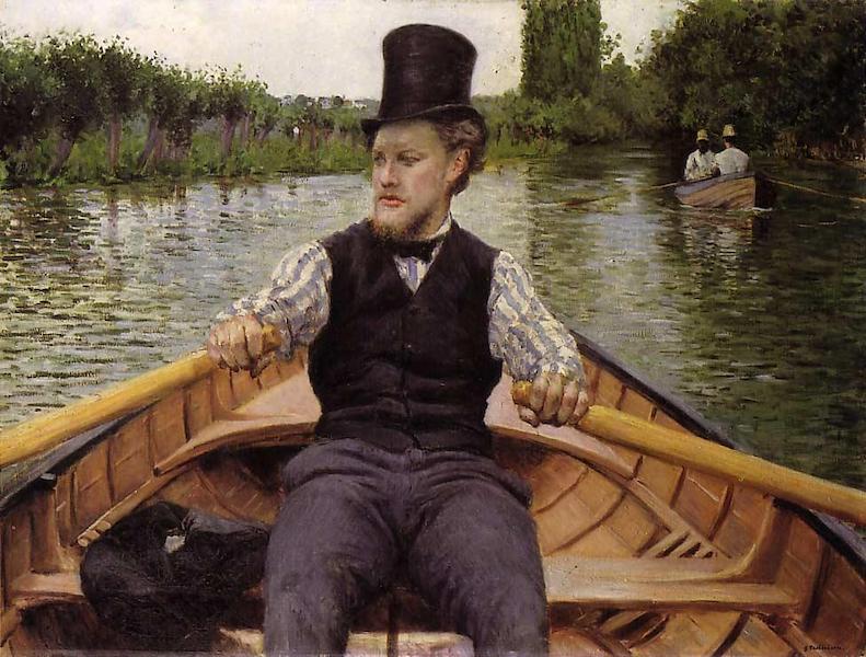 Gustave Caillebotte’s ‘A Boating Party,’ painted in 1877-78. The Musee d’Orsay in Paris unveiled the work on January 30, which it acquired thanks to a $47 million donation from the luxury goods company LMVH. Image courtesy of Wikimedia Commons, photo credit ArtDaily.com. Because the work of art is in the public domain, Wikimedia Commons regards faithful photographic reproductions, such as this one, to belong to the public domain as well.