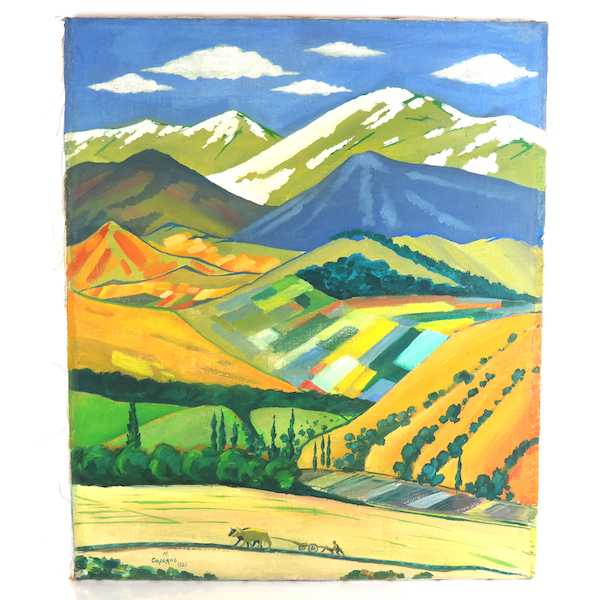 Martiros Saryan landscape from 1921, $40,625