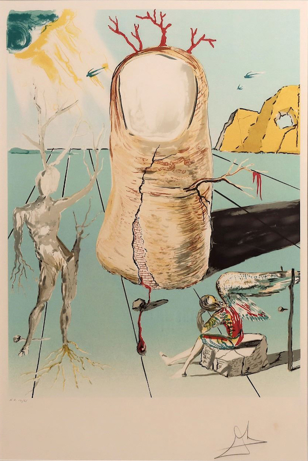 Salvador Dali, ‘The Thumb,’ estimated at $3,000-$7,000