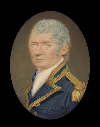 Portrait of Davidge Gould, who captained the 74-gun British vessel H.M.S. Audacious during the Battle of the Nile in August 1798 and won a gold medal for his efforts. The medal just sold at auction for £100,000 (about $123,000) plus the buyer’s premium. Image courtesy of Noonans.
