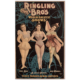 Original circa-1897 Ringling Brothers broadside advertising “Three Famous Aerial Ladies,” estimated at $500-$1,500