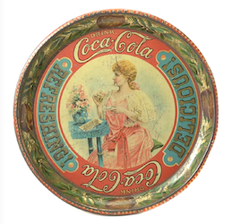 Pictorial trays helped Coca-Cola build a powerful soda brand