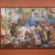 Detail of the Hispanic Society Museum & Library’s Sorolla Gallery, featuring the work ‘Visions of Spain.’ Image courtesy of the HSM&L
