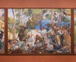 Detail of the Hispanic Society Museum & Library’s Sorolla Gallery, featuring the work ‘Visions of Spain.’ Image courtesy of the HSM&L