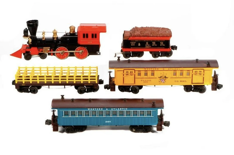 Lionel Sears general set of five model train cars, estimated at $200-$400