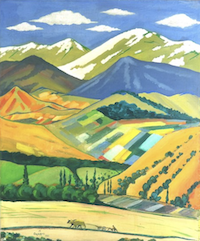 Gallery Report: 1921 Martiros Saryan mountain landscape climbs to $40K