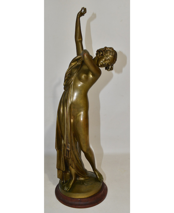 Classical bronze nude signed “E. (Ernst) Seger,” estimated at $25-$1,000