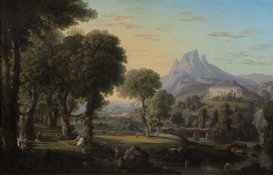 Claude Lorrain landscape, estimated at $3,000-$4,000. Image courtesy of Thomaston Place Auction Galleries