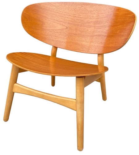 Hans Wegner for Fritz Hansen shell chair, model FH, estimated at $500-$1,000