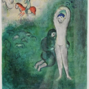 Marc Chagall, ‘Daphnis et Grathon,’ $8,400. Image courtesy of Nadeau’s Auction Gallery