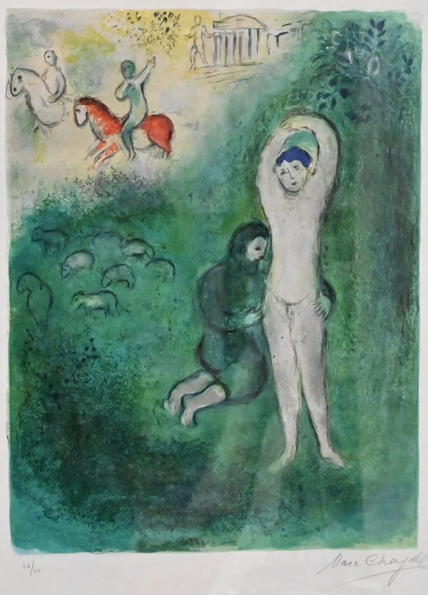 Marc Chagall, ‘Daphnis et Grathon,’ $8,400