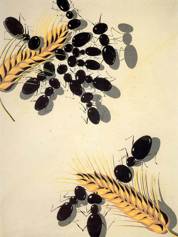 Salvador Dali, ‘Les Fourmis (Ants),’ circa 1936. Gouache on tinted paper, 25 ¾ by 19 ½in. Collection of the Dali Museum, St. Petersburg, Fla. (USA). In the USA: © Salvador Dali Museum, Inc., St. Petersburg, Fla., 2022 / Worldwide : ©Salvador Dali, Fundacio Gala-Salvador Dali, (ARS), 2022
