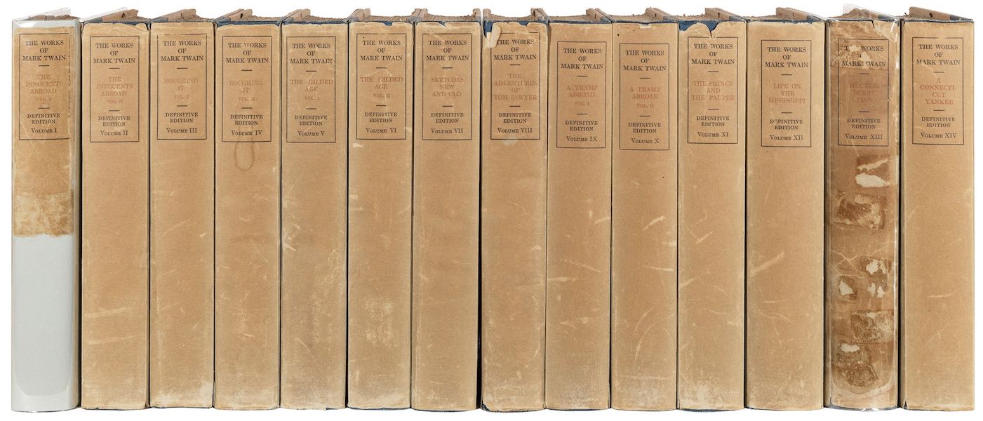 37-volume collection of ‘The Works of Mark Twain,’ $11,875