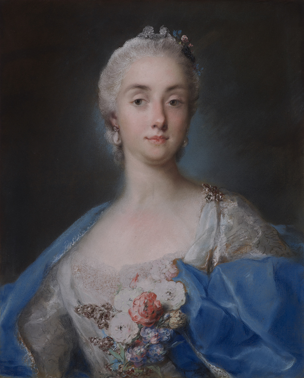 Rosalba Carriera (Italian, 1673-1757), ‘Portrait of a Woman,’ circa 1730. Pastel on paper, glued on canvas, 23 1/4 by 18 3/4 by 1/2in. (59.1 by 47.6 by 1.3cm) The Frick Collection, gift of Alexis Gregory, 2020. Photo credit: Joseph Coscia Jr. 