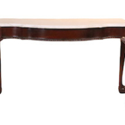 Ludlow-Powell-Ramsdell Chippendale mahogany marble-top pier table, made in New York, circa 1760-1780, estimated at $20,000-$40,000