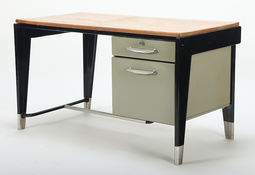 Jean Prouve Dacytlo desk, estimated at $8,000-$12,000