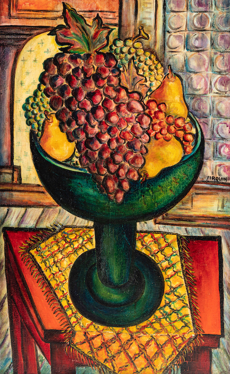 Florence Arquin, ‘Still Life with Fruit,’ $4,725. Image courtesy of Hindman