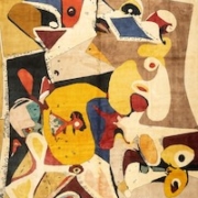 French Art Deco Mebe Miro design rug, estimated at $20,000-$25,000