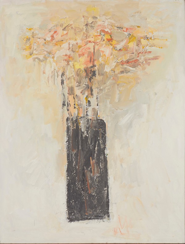 Hans Burkhardt, ‘Wilted Flowers,’ estimated at $10,000-$15,000. Image courtesy of John Moran Auctioneers